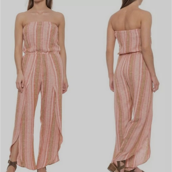 Anthropologie Drew Linen Jumpsuit - Picture 2 of 10